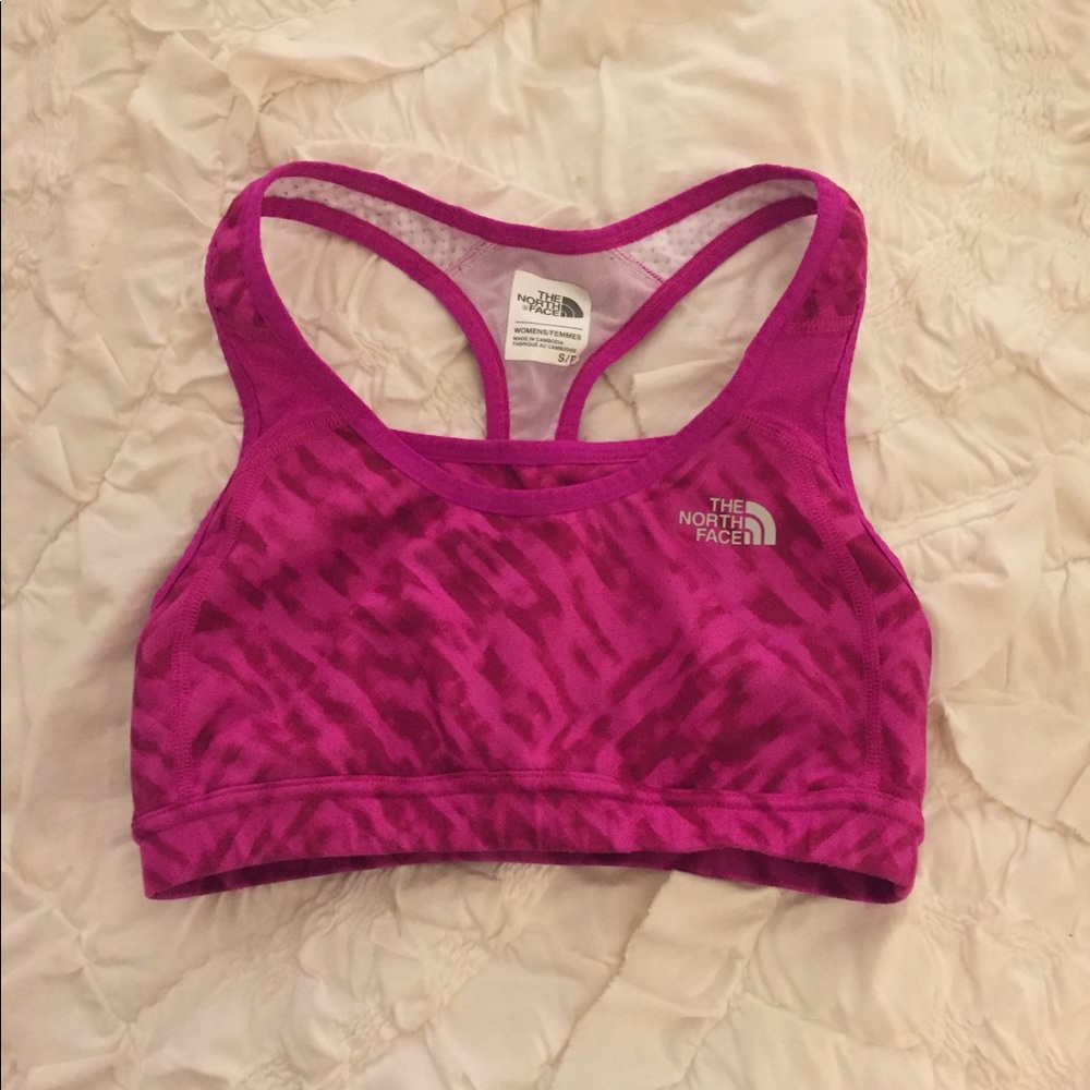 Pink North Face Sports Bra